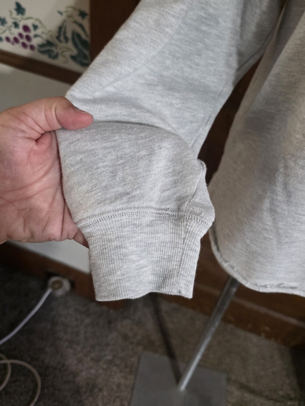 Mauruces Sunflower Relaxed Fit Sweatshirt Gray Size M - Picture 9 of 14